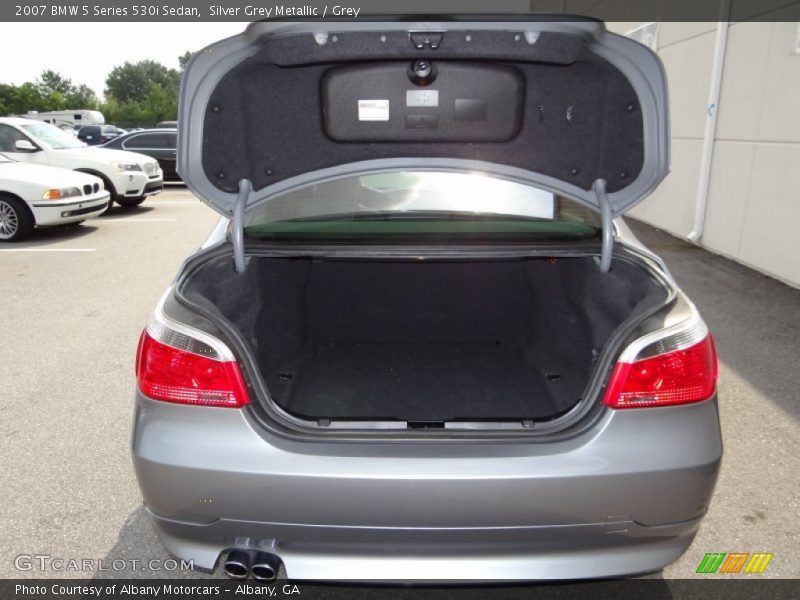 Silver Grey Metallic / Grey 2007 BMW 5 Series 530i Sedan