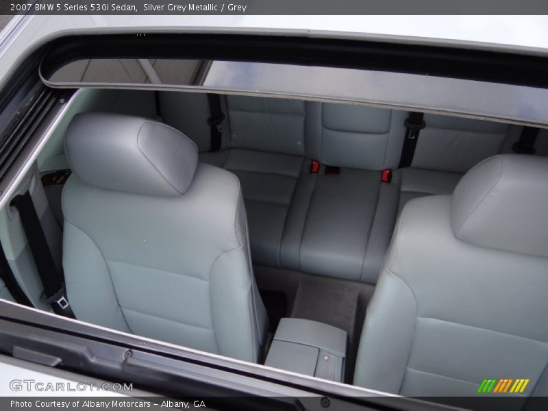 Silver Grey Metallic / Grey 2007 BMW 5 Series 530i Sedan