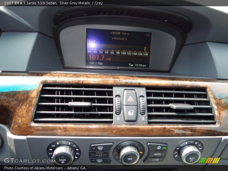 Silver Grey Metallic / Grey 2007 BMW 5 Series 530i Sedan