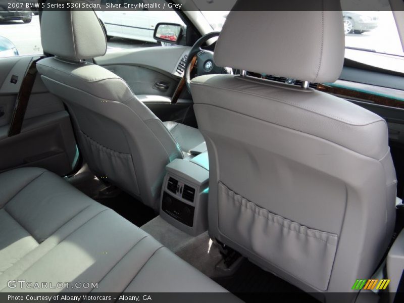 Silver Grey Metallic / Grey 2007 BMW 5 Series 530i Sedan