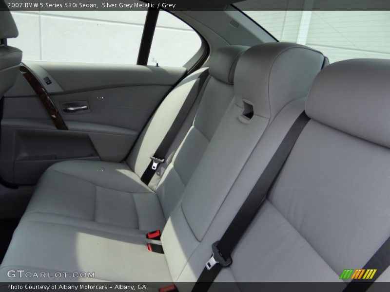 Silver Grey Metallic / Grey 2007 BMW 5 Series 530i Sedan