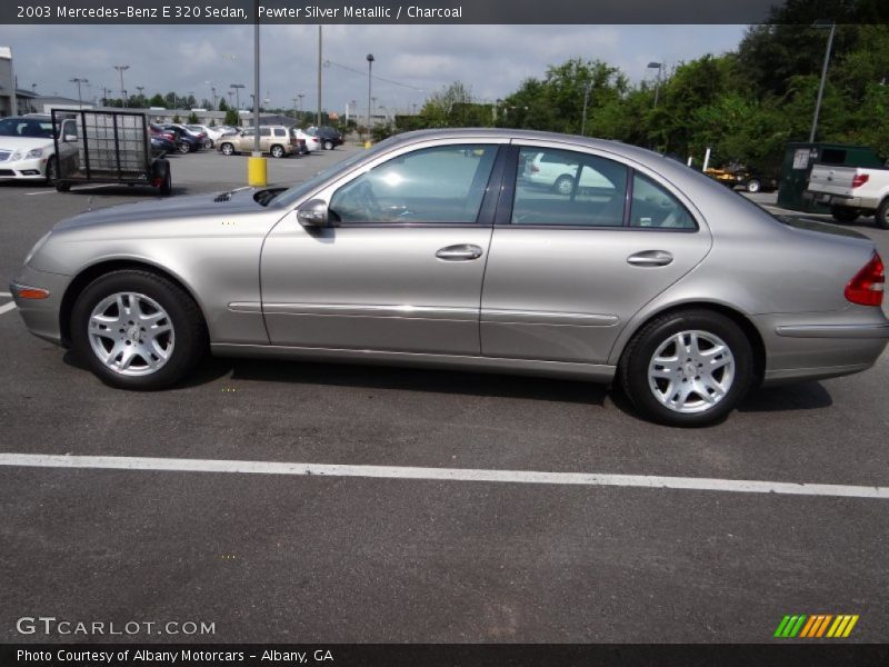 Pewter Silver Metallic / Charcoal 2003 Mercedes-Benz E 320 Sedan