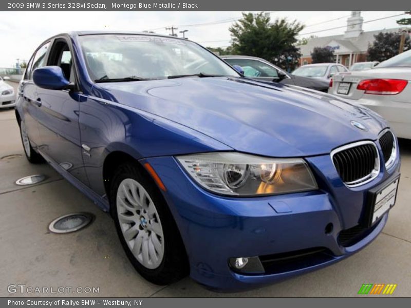 Montego Blue Metallic / Black 2009 BMW 3 Series 328xi Sedan