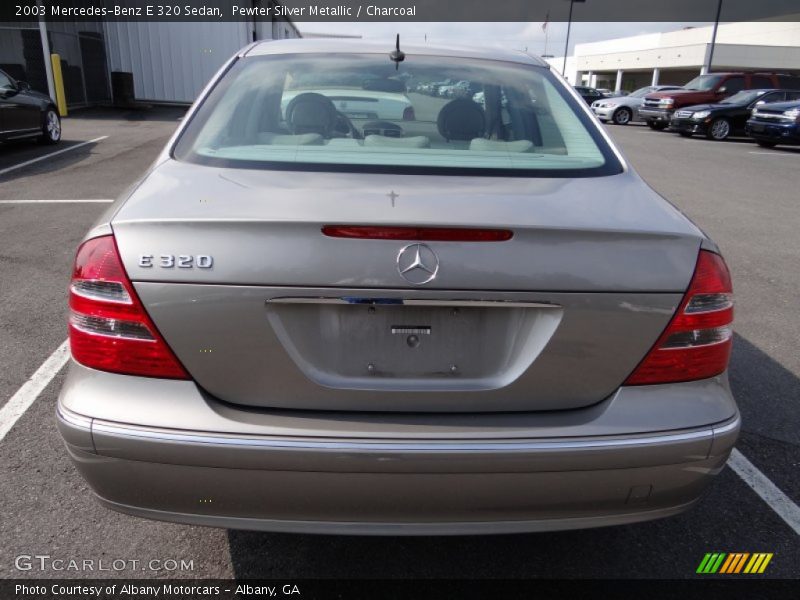 Pewter Silver Metallic / Charcoal 2003 Mercedes-Benz E 320 Sedan