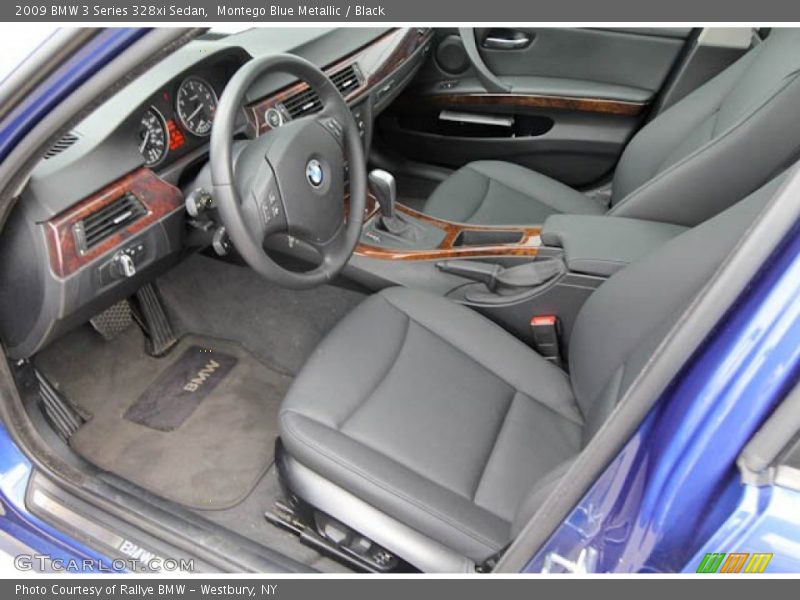 Montego Blue Metallic / Black 2009 BMW 3 Series 328xi Sedan