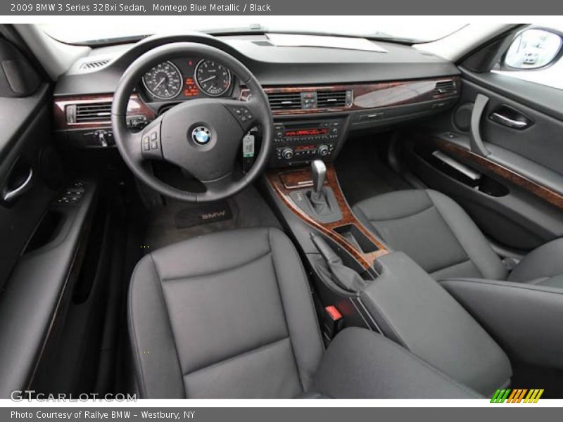 Montego Blue Metallic / Black 2009 BMW 3 Series 328xi Sedan