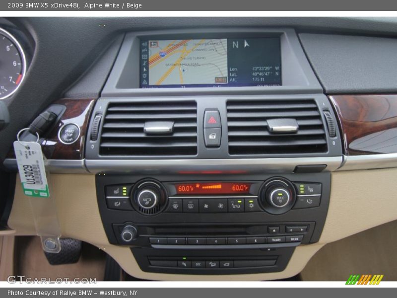 Alpine White / Beige 2009 BMW X5 xDrive48i