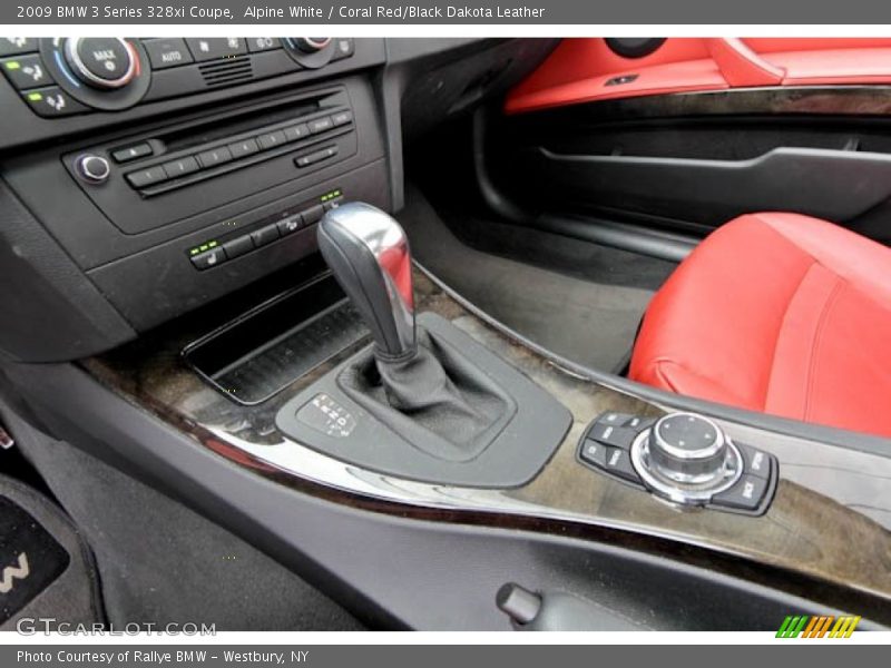 Alpine White / Coral Red/Black Dakota Leather 2009 BMW 3 Series 328xi Coupe