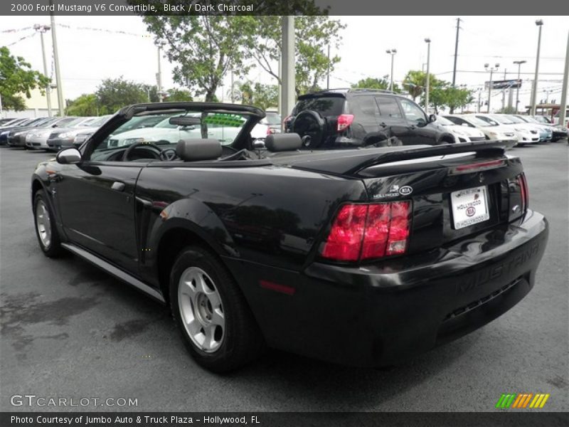 Black / Dark Charcoal 2000 Ford Mustang V6 Convertible