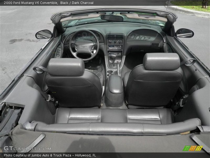 Black / Dark Charcoal 2000 Ford Mustang V6 Convertible