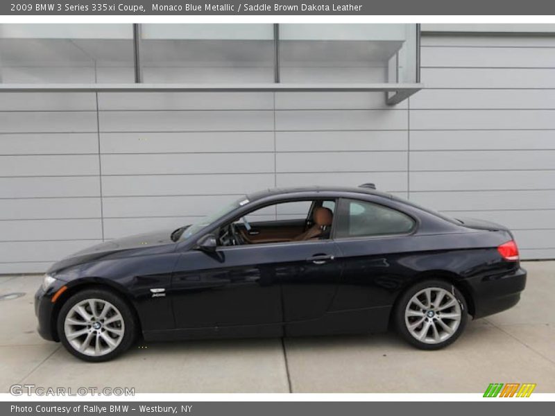 Monaco Blue Metallic / Saddle Brown Dakota Leather 2009 BMW 3 Series 335xi Coupe