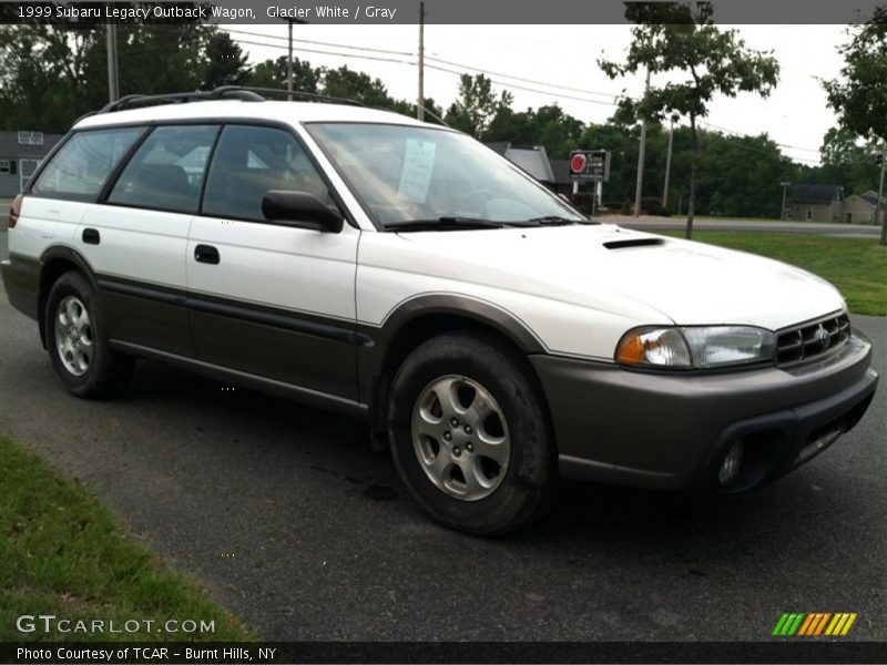 Glacier White / Gray 1999 Subaru Legacy Outback Wagon