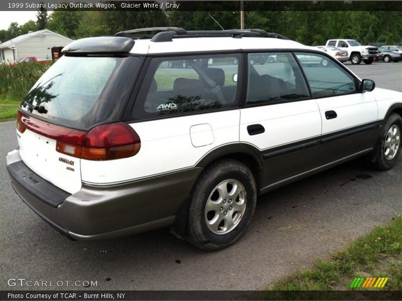 Glacier White / Gray 1999 Subaru Legacy Outback Wagon