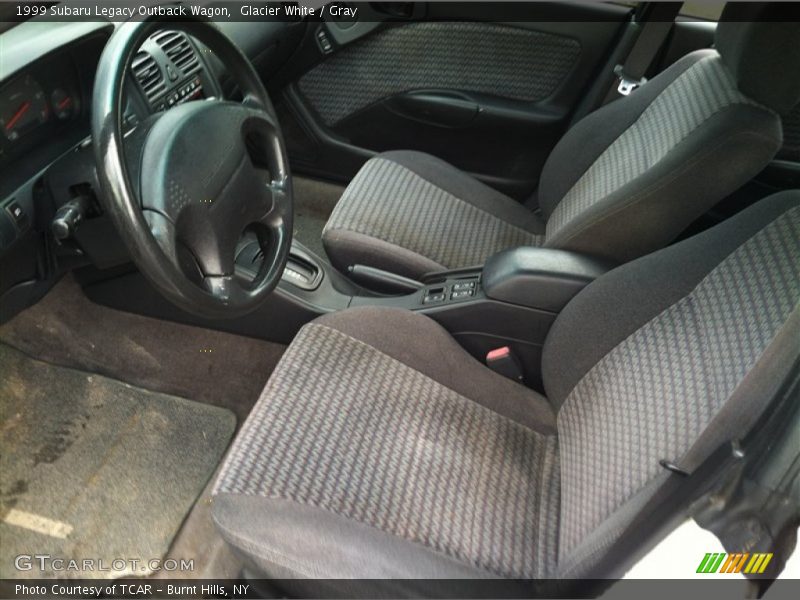 Glacier White / Gray 1999 Subaru Legacy Outback Wagon