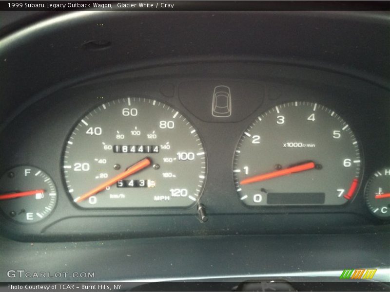 Glacier White / Gray 1999 Subaru Legacy Outback Wagon