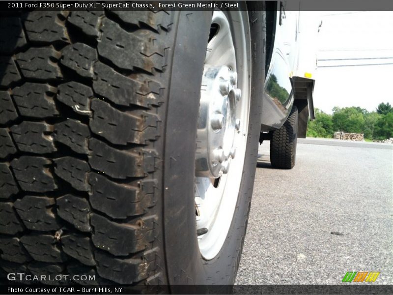 Forest Green Metallic / Steel 2011 Ford F350 Super Duty XLT SuperCab Chassis