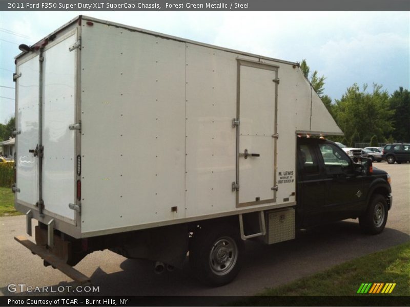 Forest Green Metallic / Steel 2011 Ford F350 Super Duty XLT SuperCab Chassis