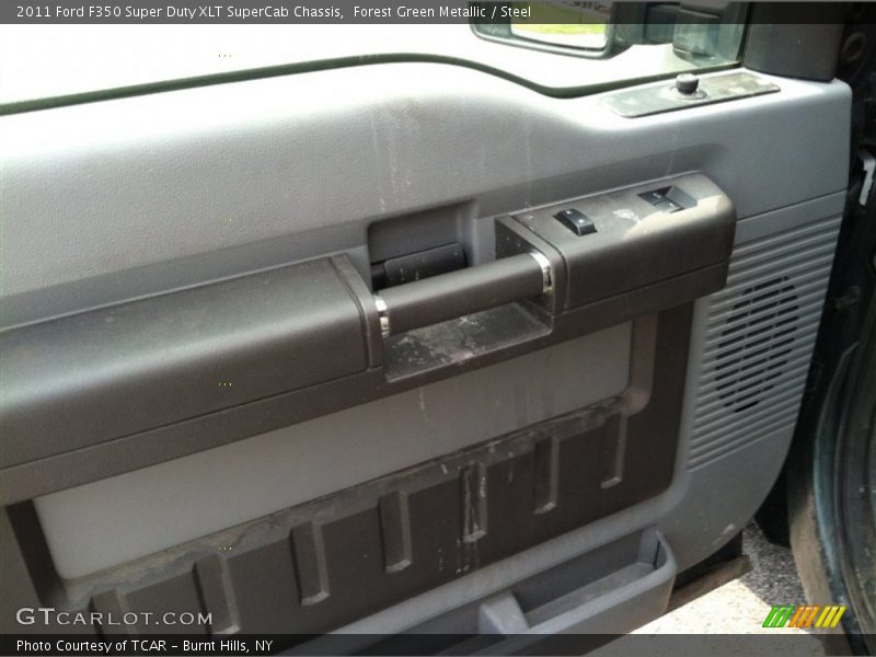 Forest Green Metallic / Steel 2011 Ford F350 Super Duty XLT SuperCab Chassis