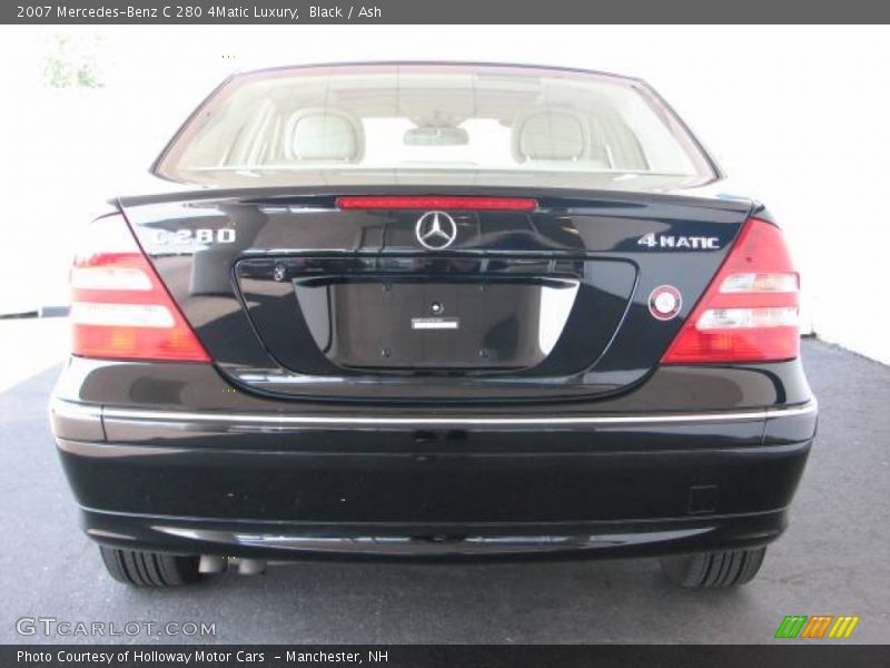 Black / Ash 2007 Mercedes-Benz C 280 4Matic Luxury