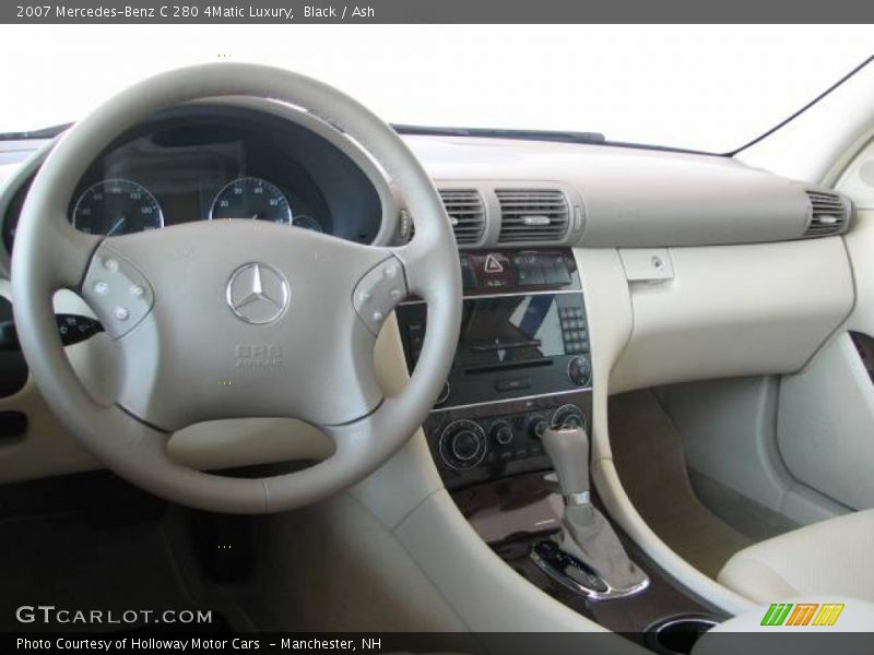 Black / Ash 2007 Mercedes-Benz C 280 4Matic Luxury