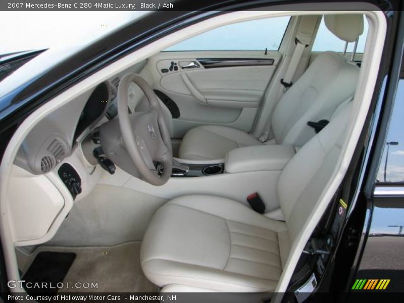 Black / Ash 2007 Mercedes-Benz C 280 4Matic Luxury