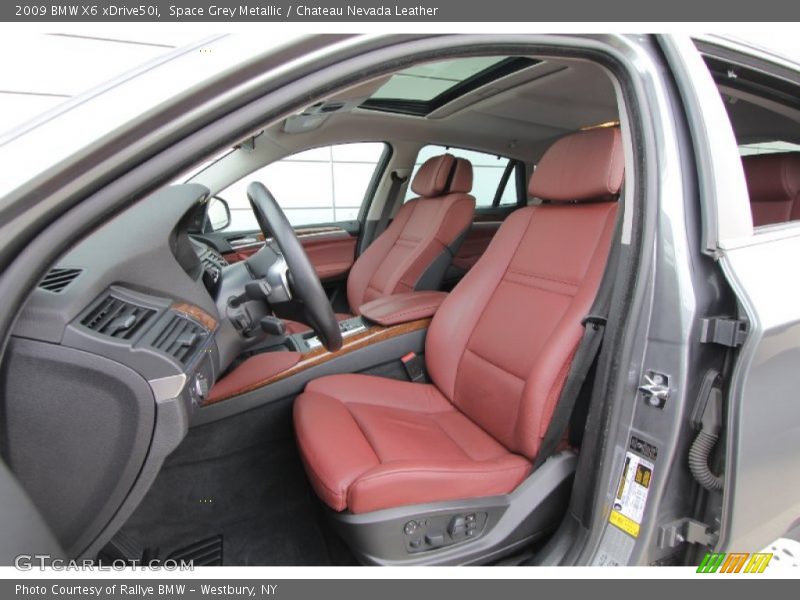 Front Seat of 2009 X6 xDrive50i