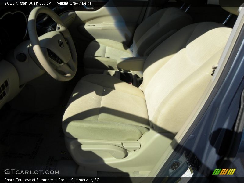 Twilight Gray / Beige 2011 Nissan Quest 3.5 SV