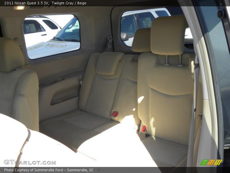 Twilight Gray / Beige 2011 Nissan Quest 3.5 SV