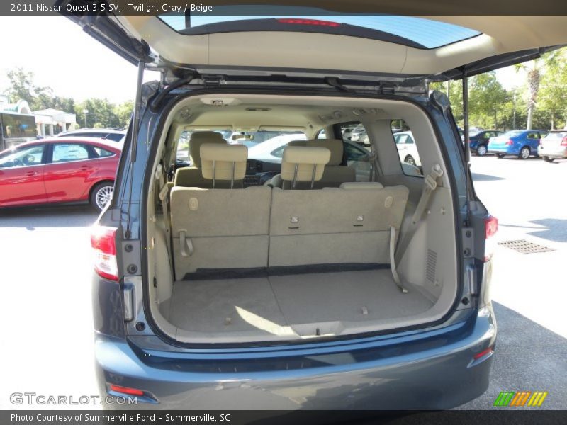 Twilight Gray / Beige 2011 Nissan Quest 3.5 SV