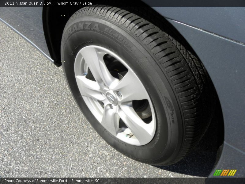 Twilight Gray / Beige 2011 Nissan Quest 3.5 SV