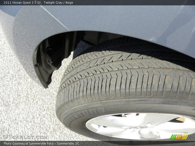 Twilight Gray / Beige 2011 Nissan Quest 3.5 SV