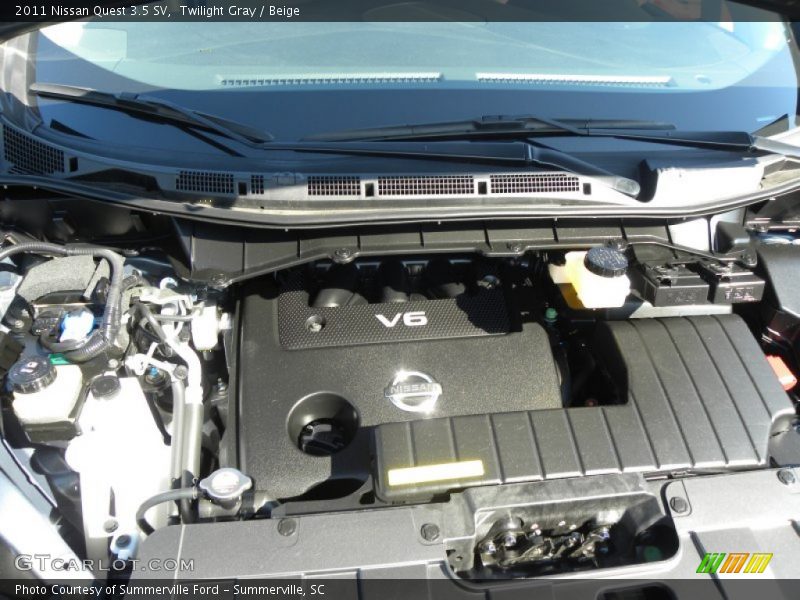 Twilight Gray / Beige 2011 Nissan Quest 3.5 SV