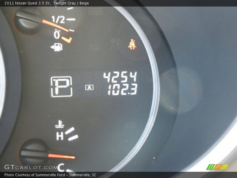 Twilight Gray / Beige 2011 Nissan Quest 3.5 SV