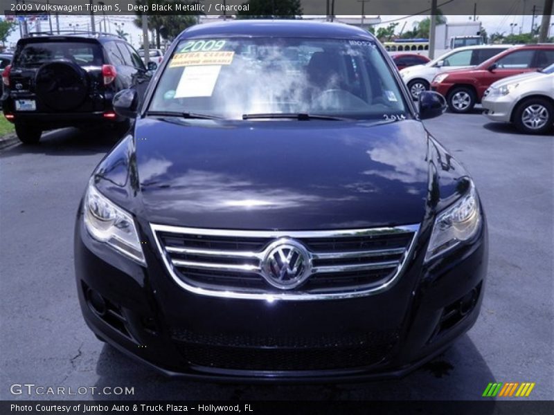 Deep Black Metallic / Charcoal 2009 Volkswagen Tiguan S