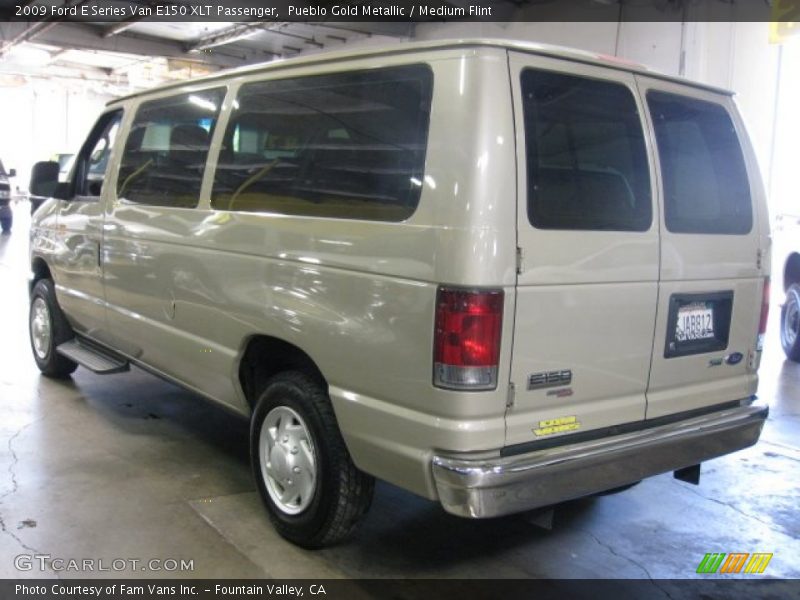 Pueblo Gold Metallic / Medium Flint 2009 Ford E Series Van E150 XLT Passenger