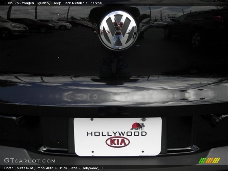 Deep Black Metallic / Charcoal 2009 Volkswagen Tiguan S