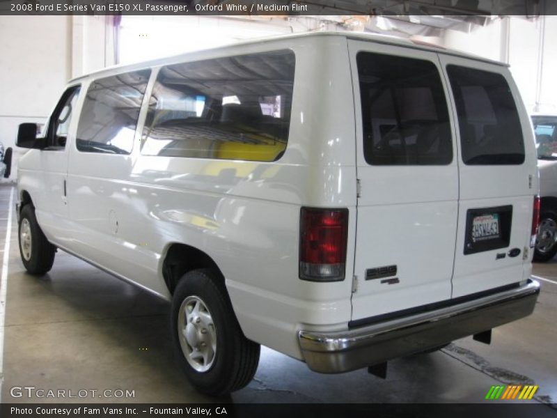 Oxford White / Medium Flint 2008 Ford E Series Van E150 XL Passenger