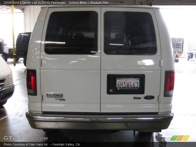 Oxford White / Medium Flint 2008 Ford E Series Van E150 XL Passenger