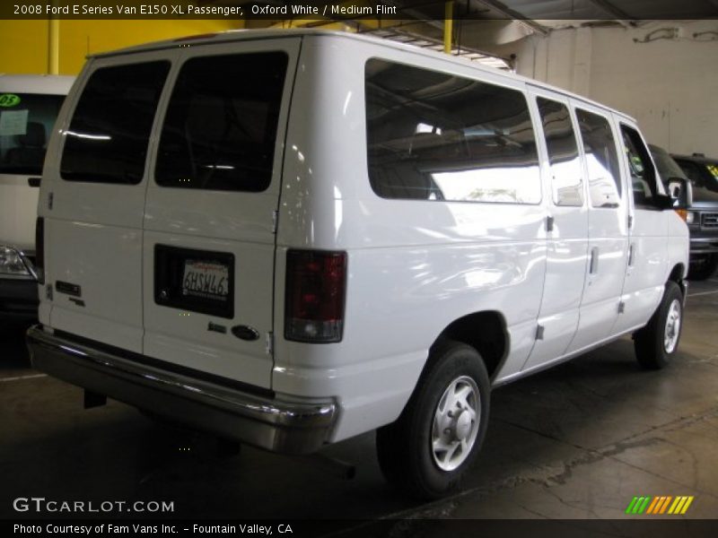 Oxford White / Medium Flint 2008 Ford E Series Van E150 XL Passenger