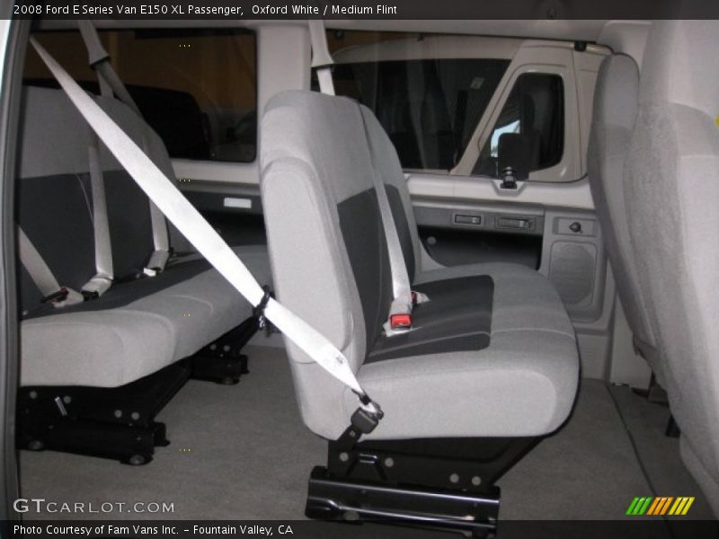 Oxford White / Medium Flint 2008 Ford E Series Van E150 XL Passenger