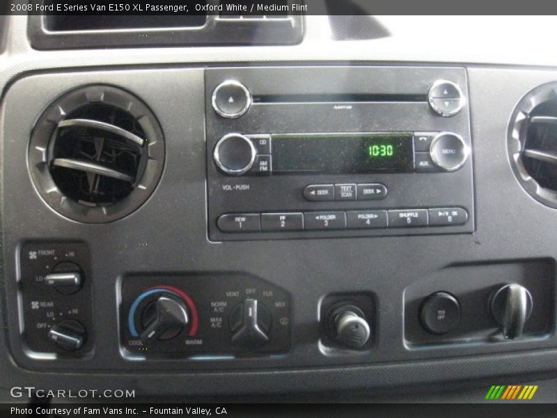 Oxford White / Medium Flint 2008 Ford E Series Van E150 XL Passenger