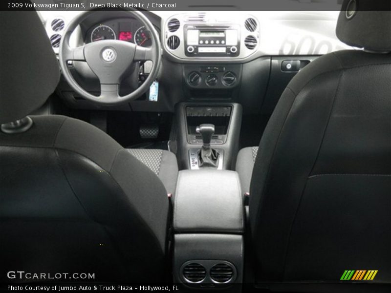 Deep Black Metallic / Charcoal 2009 Volkswagen Tiguan S