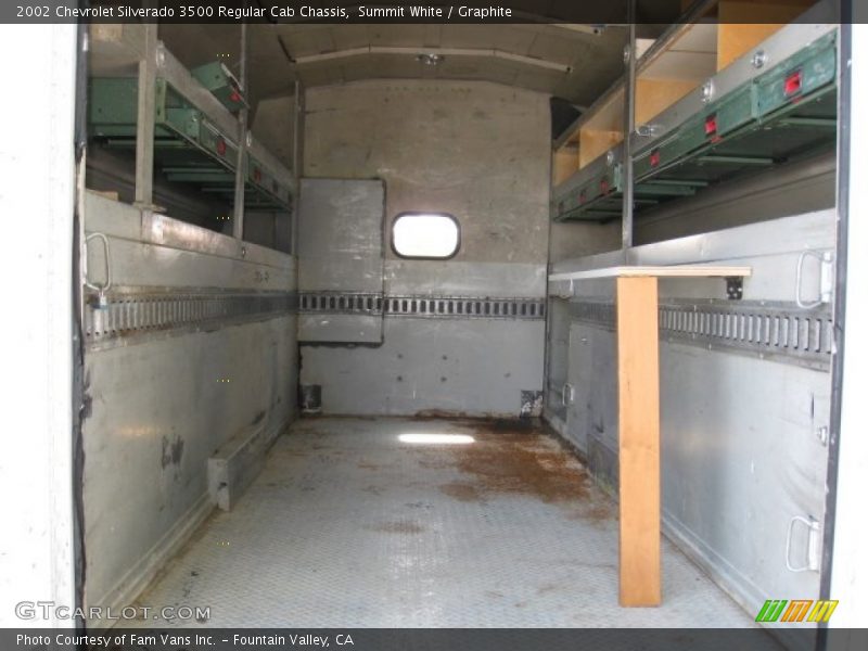 Summit White / Graphite 2002 Chevrolet Silverado 3500 Regular Cab Chassis