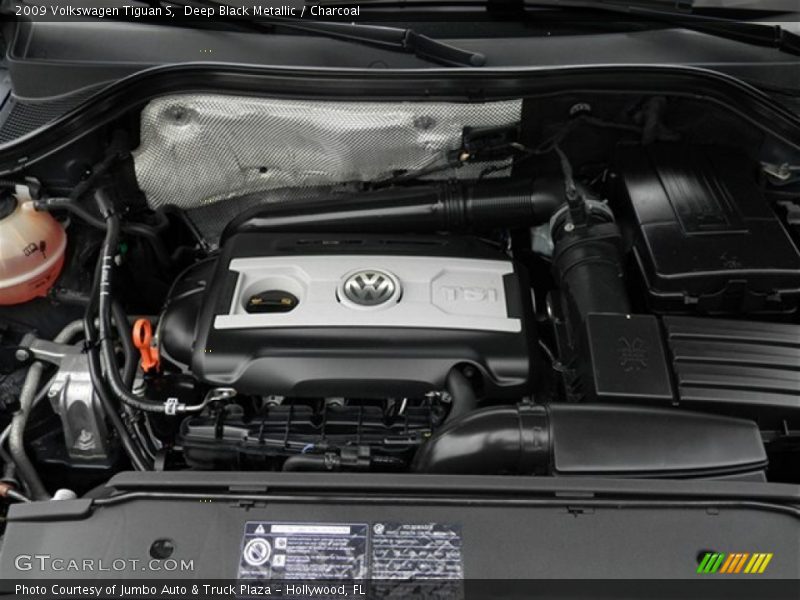 Deep Black Metallic / Charcoal 2009 Volkswagen Tiguan S