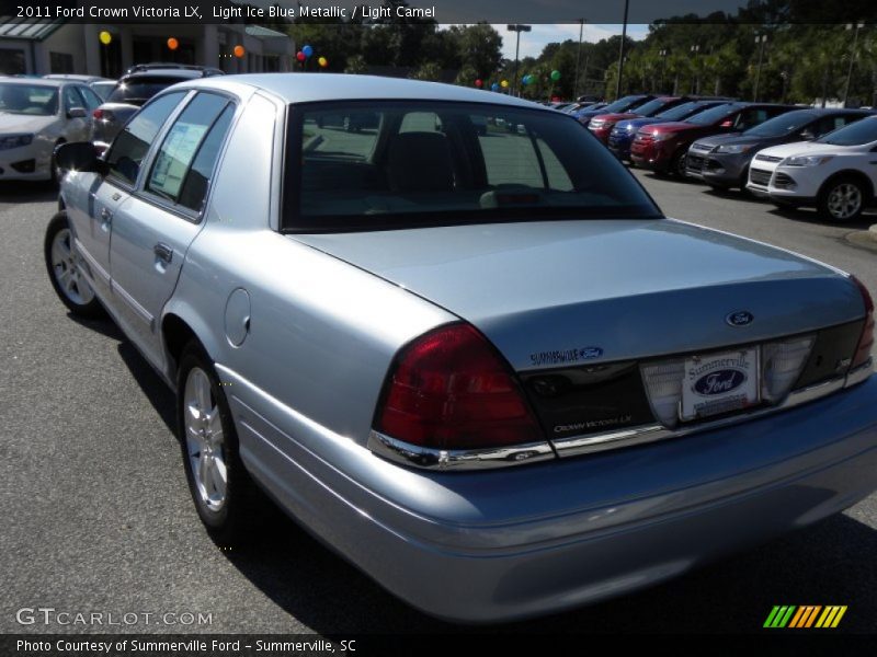 Light Ice Blue Metallic / Light Camel 2011 Ford Crown Victoria LX