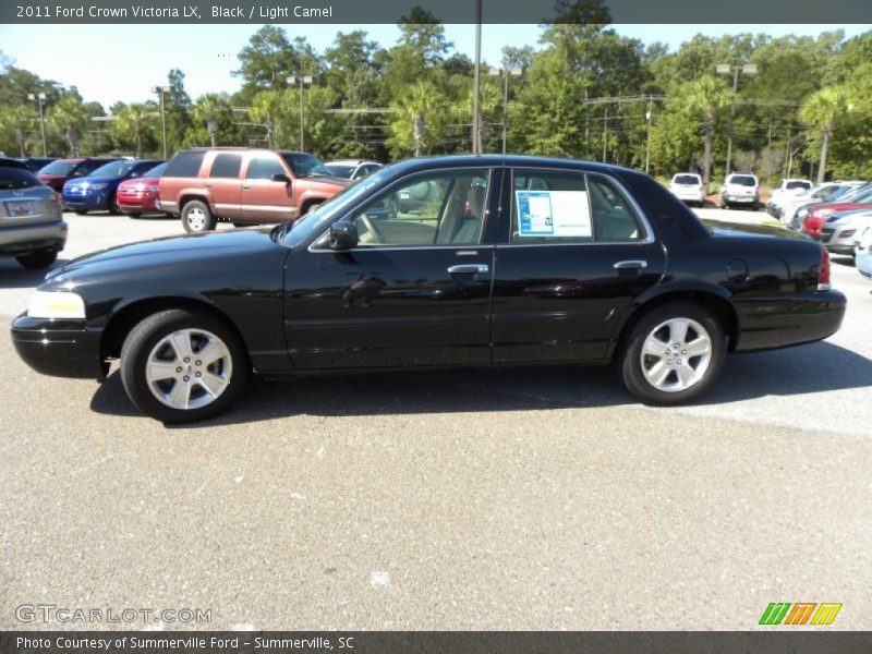 Black / Light Camel 2011 Ford Crown Victoria LX