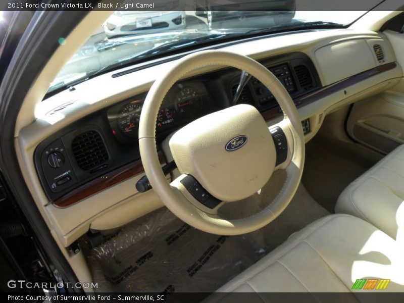 Black / Light Camel 2011 Ford Crown Victoria LX