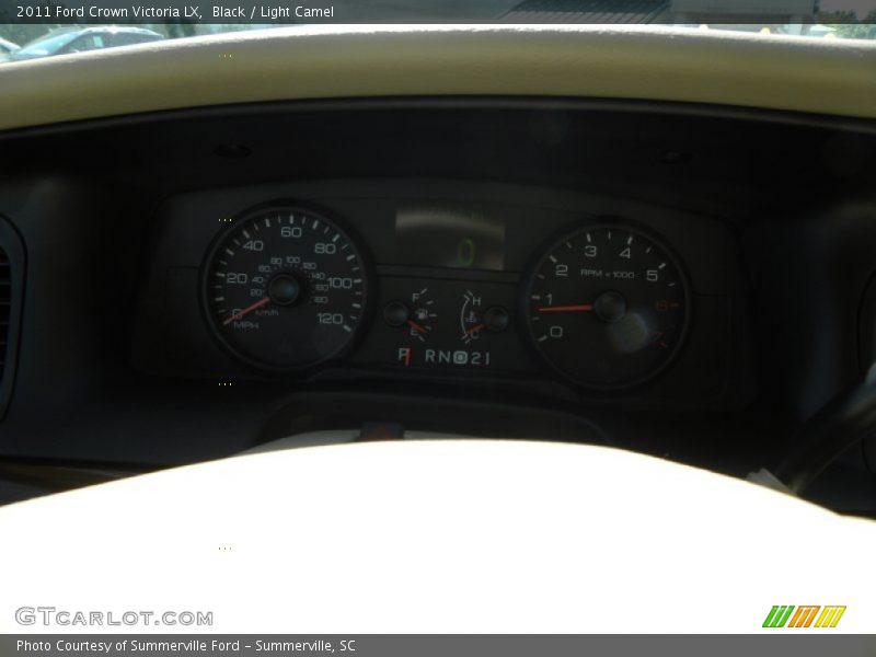 Black / Light Camel 2011 Ford Crown Victoria LX