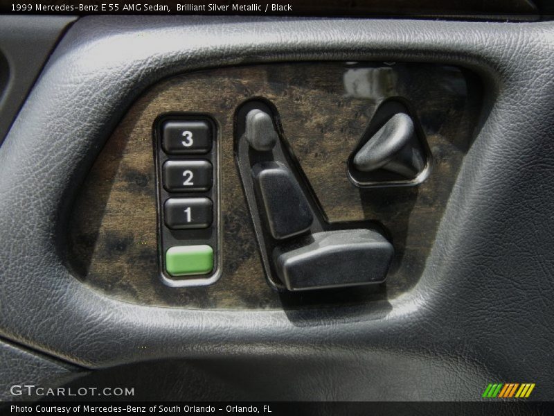 Controls of 1999 E 55 AMG Sedan