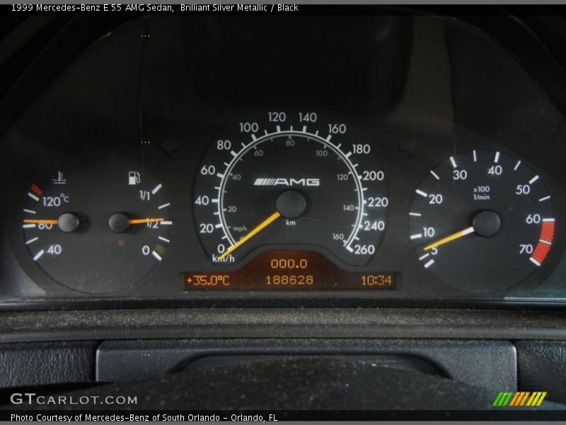  1999 E 55 AMG Sedan 55 AMG Sedan Gauges